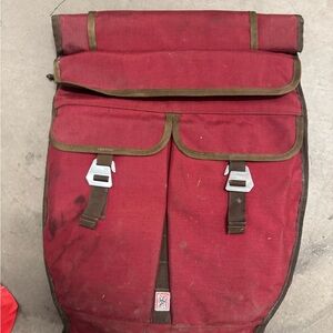 Red Canvas Backpack